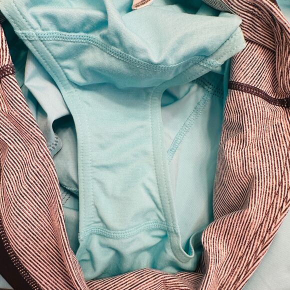 LULULEMON Blue & Gray Running Workout Yoga Shorts – Size 4 - Picture 5 of 7